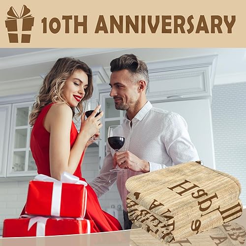 Vista 34 de Regalos de boda de 30 aniversario para parejas, decoraciones de 30 aniversario, manta de 30 aniversario para marido, esposa, ella, él, la mejor