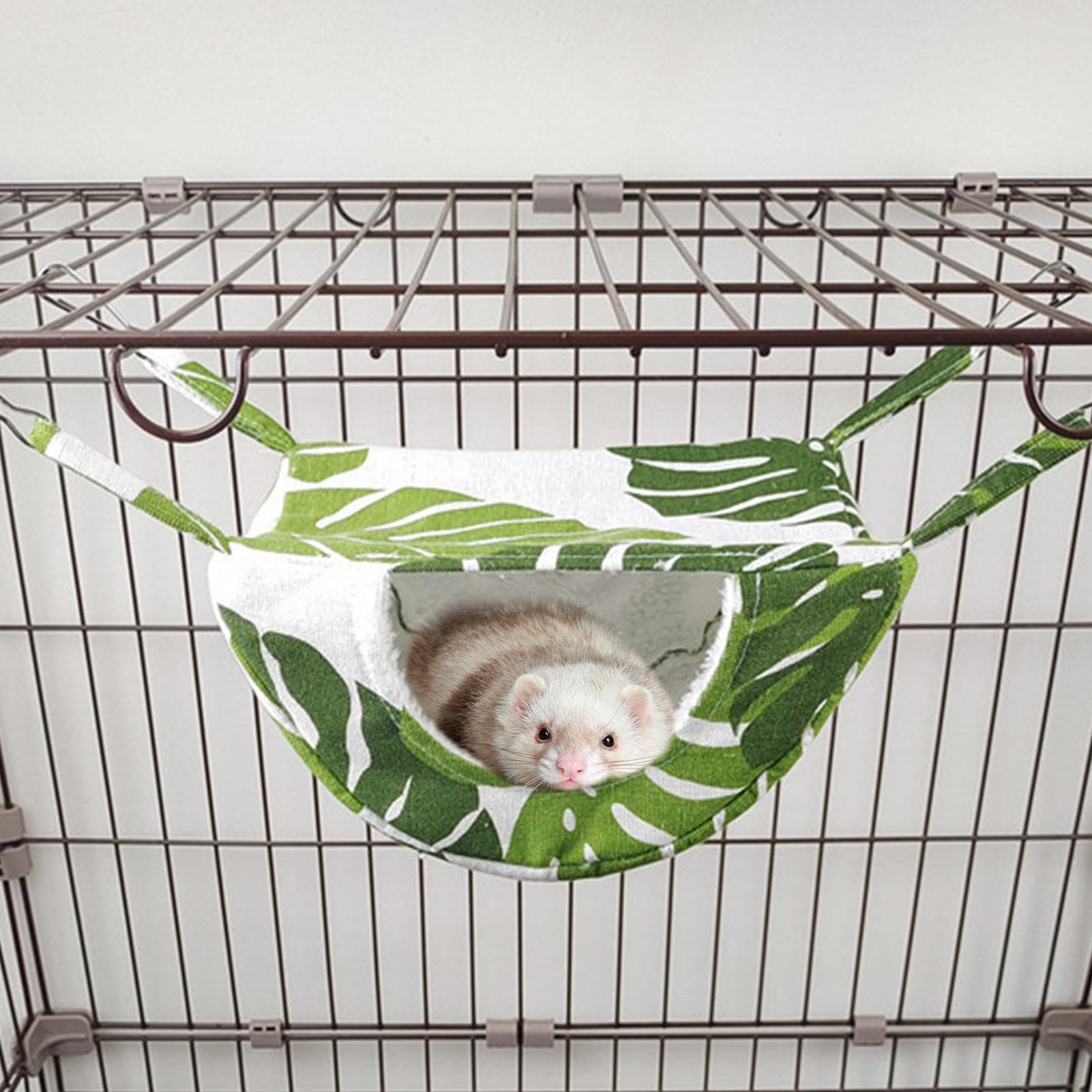 Hamac pour Petits Animaux - Hamac Chaud pour Furet, Sac de Couchage à Suspendre pour écureuil | Cachette de Cage, hamac Chaud pour lit Chinchilla, hamac Chaud pour Hamsters, Chinchillas, furets