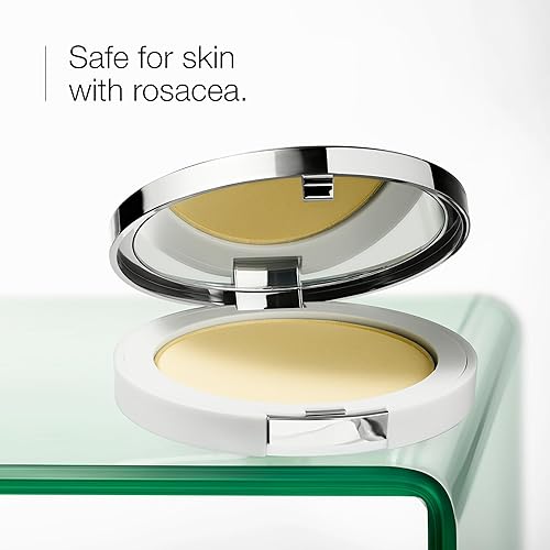 Miniatura 2 de Clinique Redness Solutions - Maquillaje facial en polvo prensado con acabado mineral instantáneo  Corrector de enrojecimiento + adecuado para la