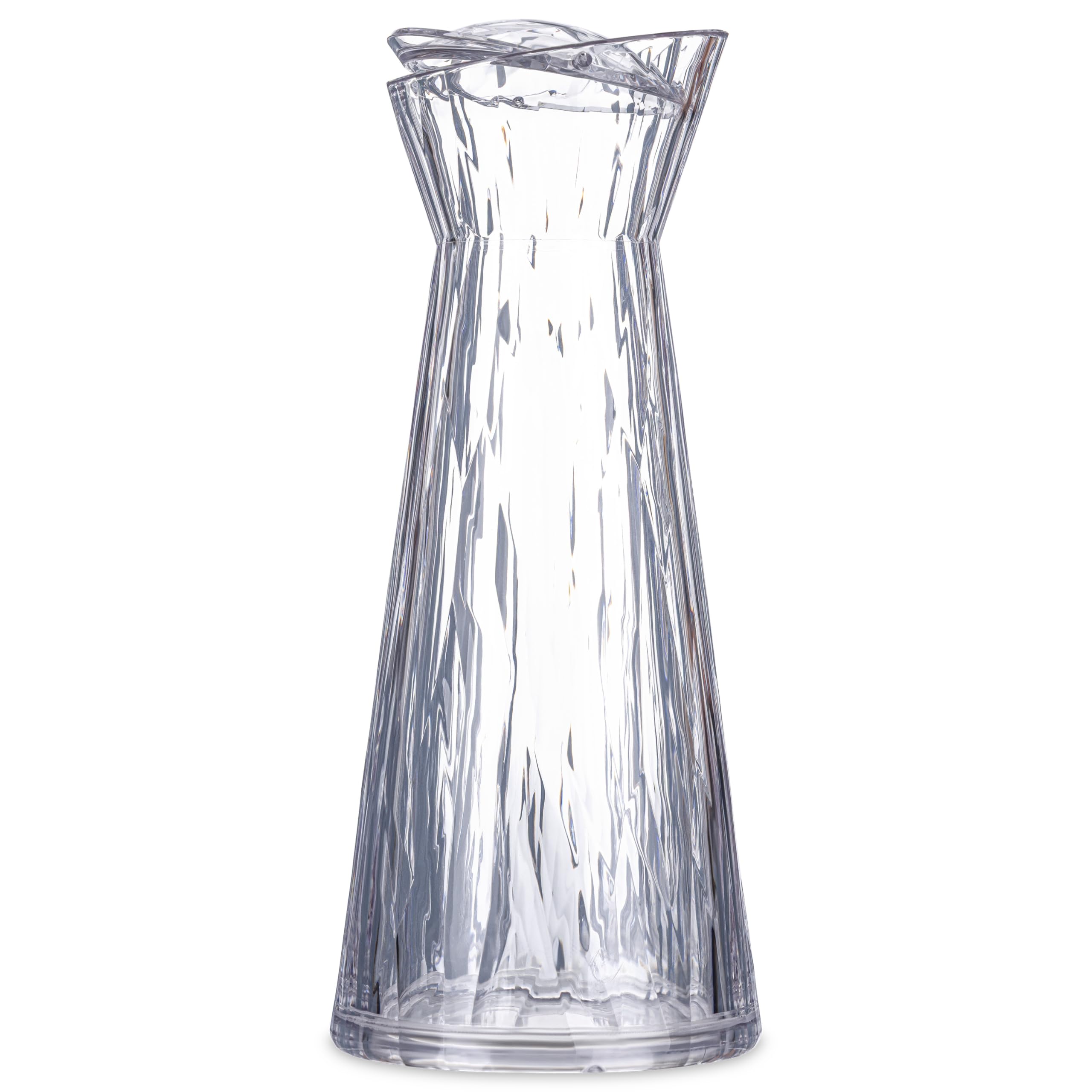 Koziol Superglas CLUB CARAFE L, caraffa con coperchio, 1200 ml, acqua, tè freddo, limonata, succo, plastica trasparente, infrangibile, lavabile in lavastoviglie, per cucina, feste (caraffa da 1,2 l +