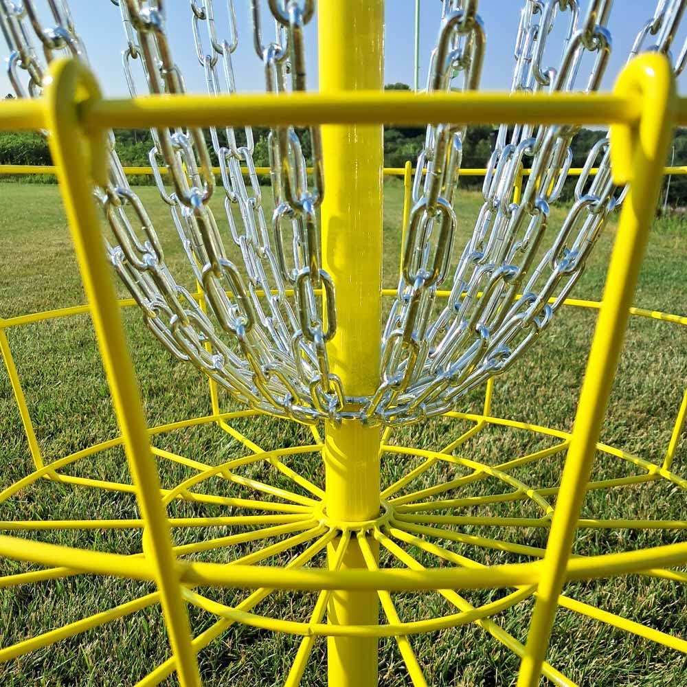 Disc Store Grow The Sport Elite Disc Golf Basket - PDGA Championship Level Approved - Portable Disc Golf Target for Professional Competition and Practice - 27 Heavy Duty Chains