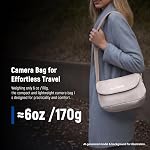 Neewer Camera Shoulder Bag, Waterproof Travel Camera Case, Lightweight and Compact for Photographers, Compatible with Sony Canon Nikon DSLR Lenses and Small Camera Accessories, PB25