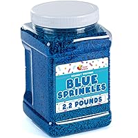 Vista 8 de Revestimiento con sabor a gránulos de chocolate en recipiente resellable, caramelo a granel de 2.2 libras
