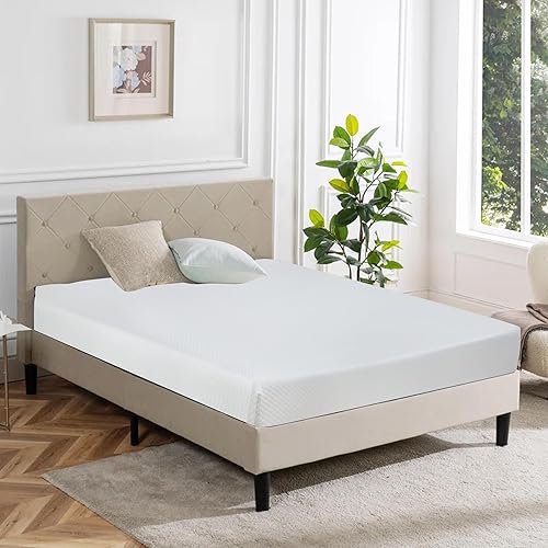 Miniatura 60 de CertiPUR-US - Colchón individual de espuma viscoelástica de gel de 5 pulgadas en una caja, colchón de cama cómodo transpirable de resorte de firmeza