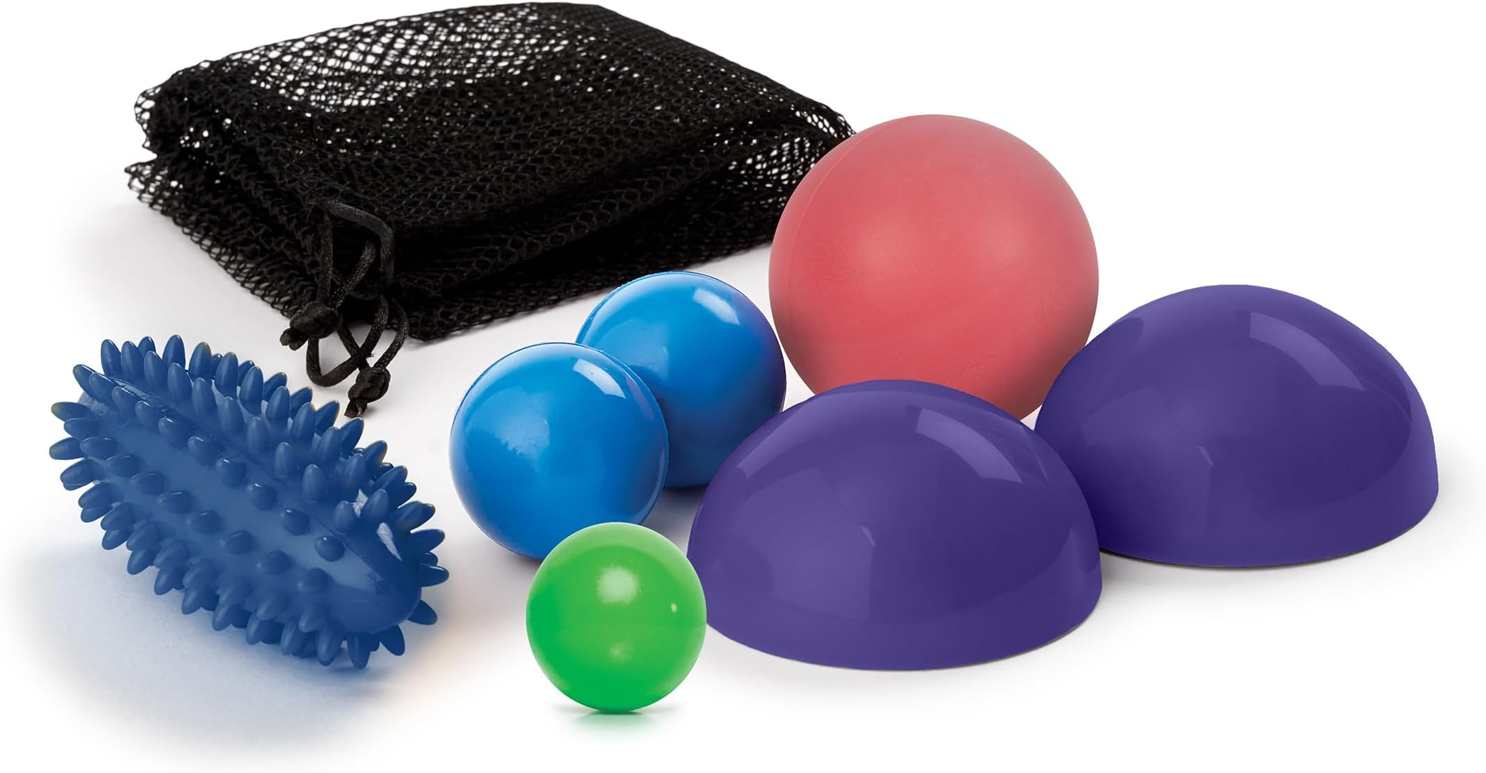OPTP Massage Ball Set - 7-Piece Self-Massage Kit for Sore Muscle Relief and Myofascial Release - Massage Therapy Tools for Body and Feet