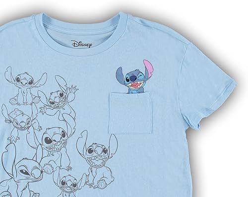 Miniatura 5 de Disney Camisa Lilo and Stitch para mujer, camiseta corta clásica Lilo and Stitch Lilo and Stitch