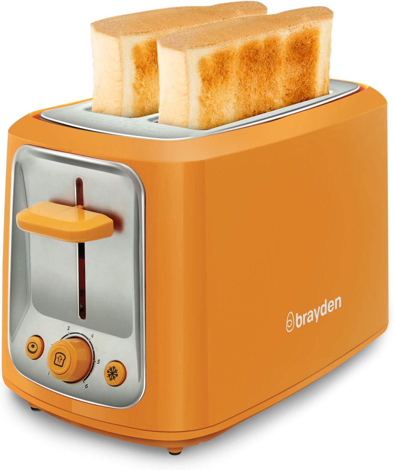 Brayden Furo T20 850W Pop-Up Toaster (Orange, Golden)