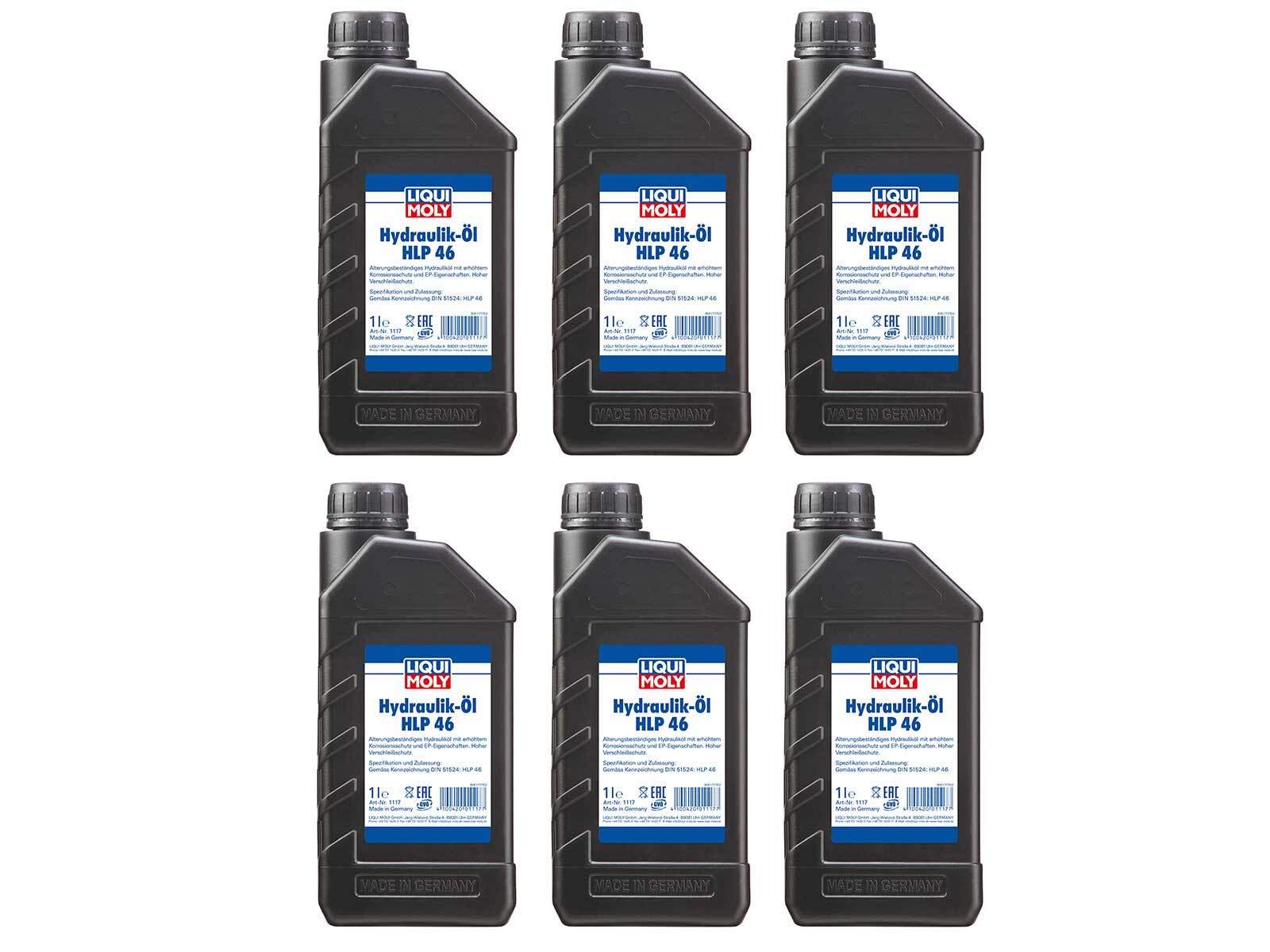 6X Original Liqui Moly 1L Hydrauliköl Oil Öl HLP 46 1117