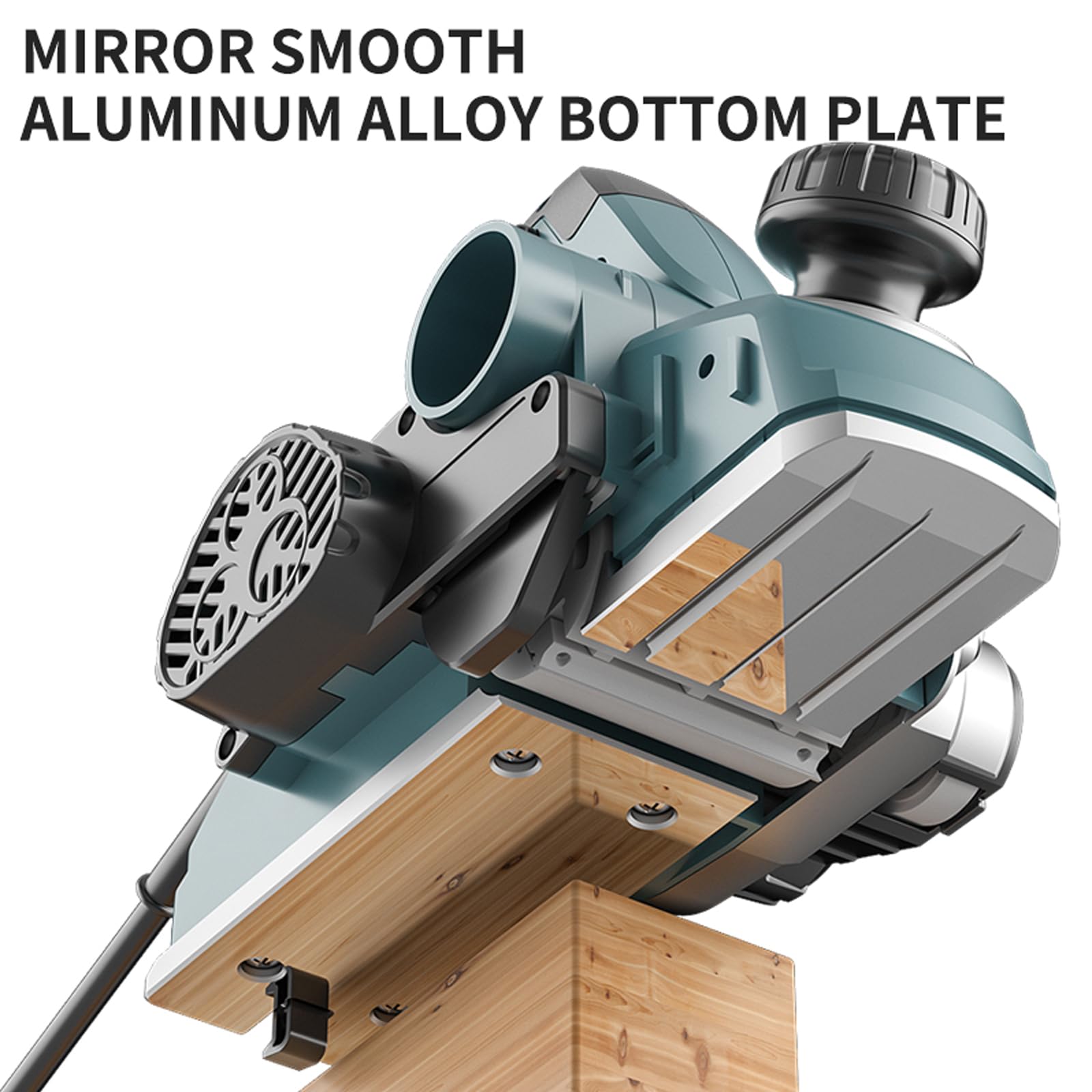 DNTI 1050w Rabot électrique rabot électrique bois 15000rpm largeur de rabotage 82 mm - profondeur de coupe 4 mm rabot à main bois électrique Electric Hand wood Planer 58219