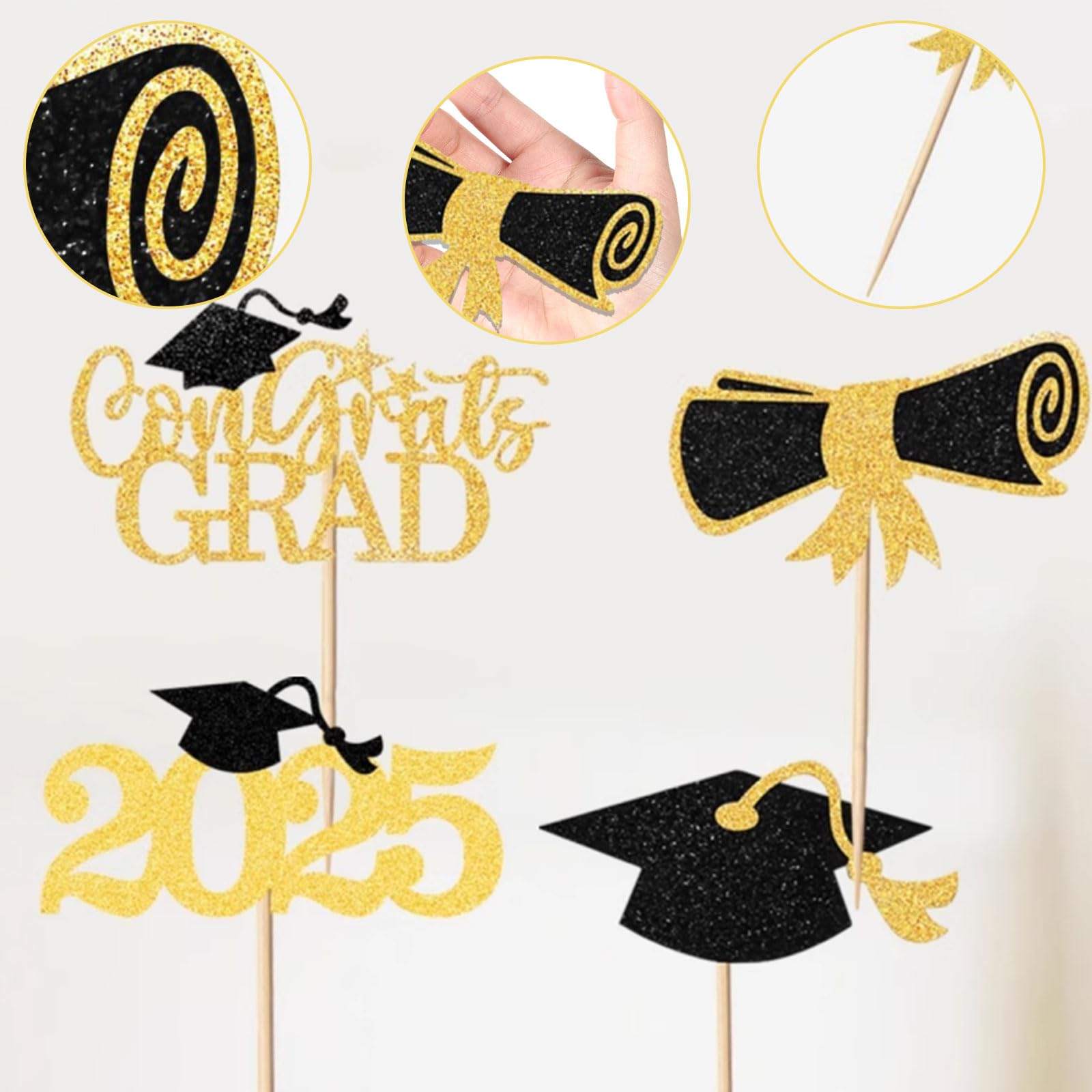 Decorazioni per cupcake a forma di cappello di laurea: decorazioni per la festa di laurea 2026 - Italia