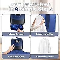 Vista 6 de Secadora de ropa portátil, mini secadora plegable compacta