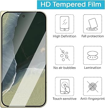 HDガラススクリーンプロテクター 3枚パック Google Pixel 11 Pro Fold用