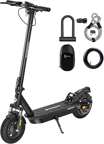 Miniatura 10 de ECOROAD EC9/10 Electric Scooter for Adults, 500/750W Motor & 21/25 MPH & 25/32 Miles Long Range, 10" Tires with Dual Suspension, Foldable Commuting