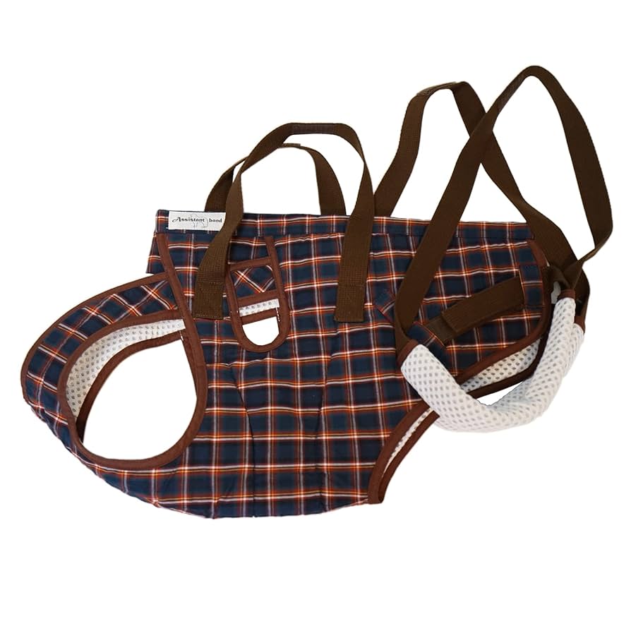 Assistant band 介護用ハーネス Sサイズ チェック柄　胴輪 犬の介護用品・胴輪、ハーネス | PINSTUDIO ピンスタジオ