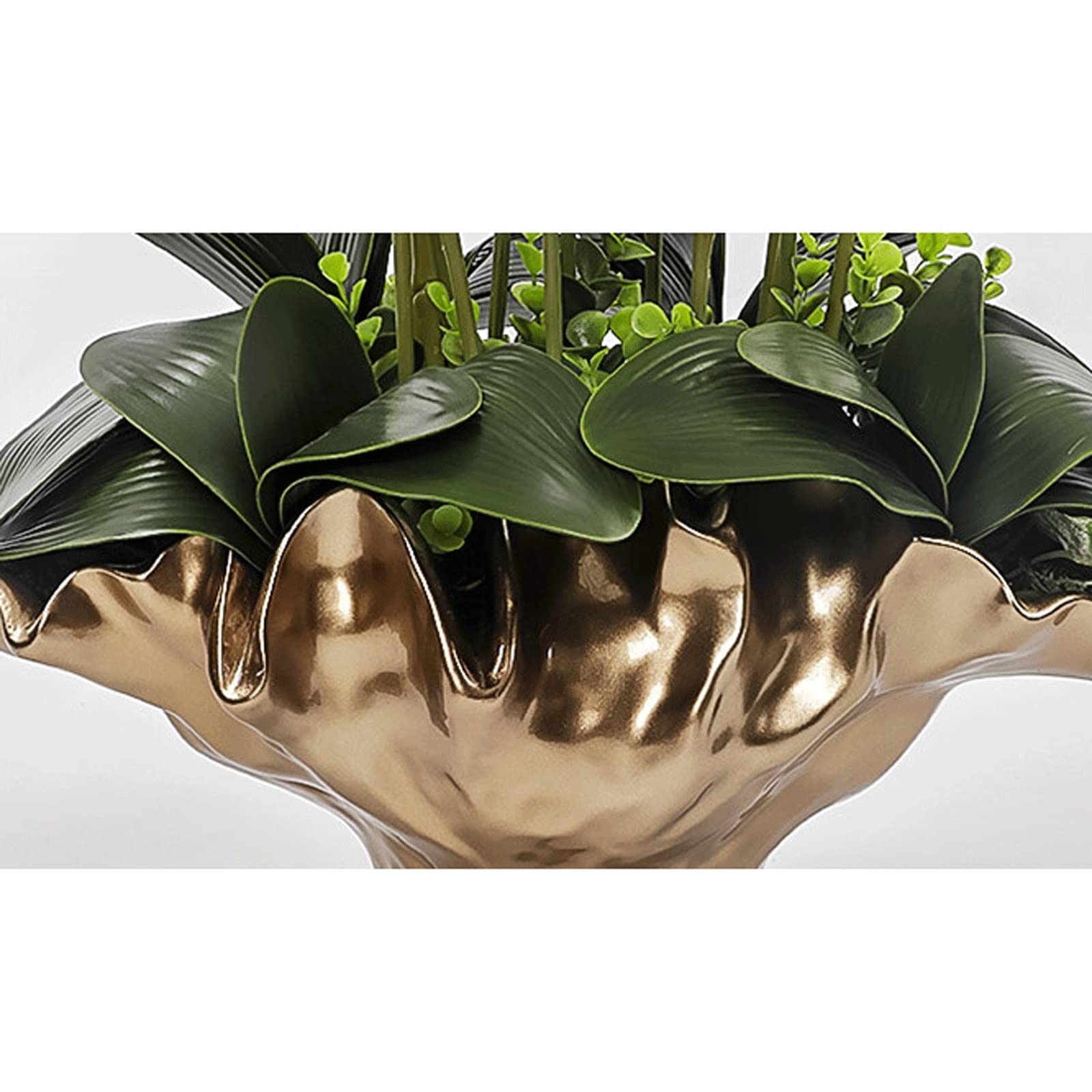 Sztuczne rośliny sztuczne Bonsai sztuczna zielona roślina donica z żywicy Home Office sztuczna dekoracja roślinna 27,6 "wysokich sztuczne rośliny do wystroju domu