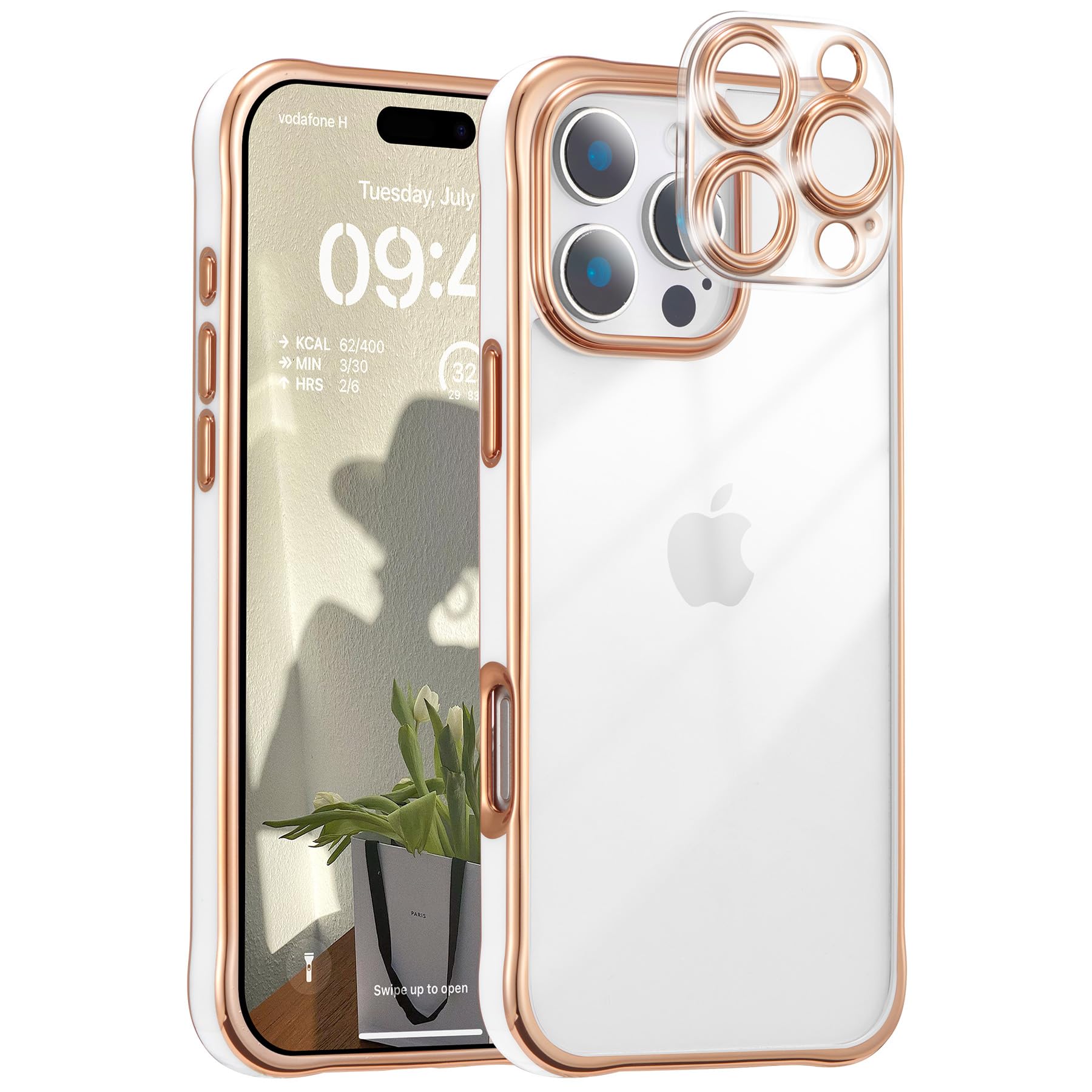 Amazon.co.jp: ZTOFERA for iPhone 16 Pro Max ケース、クリスタル
