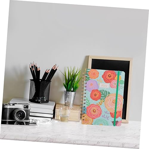 Miniatura 4 de STOBOK 1 agenda 2022, cuaderno de planificación de escritorio 2022, diario diario 2022, libro de planificación mensual, planificador de bolsillo