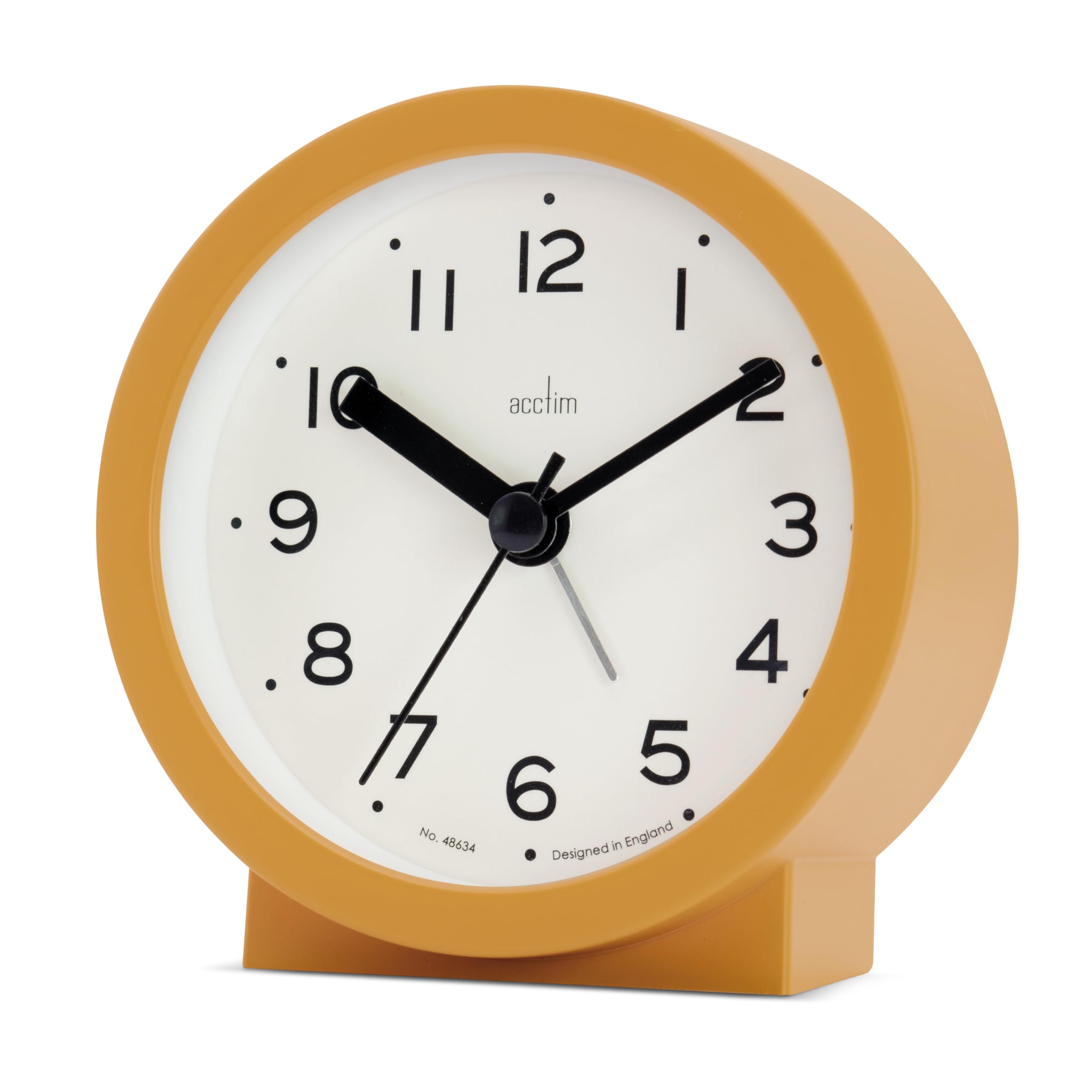 Acctim Dijon Gaby Small Analogue Contemporary Bedside Alarm Clock (Dijon)