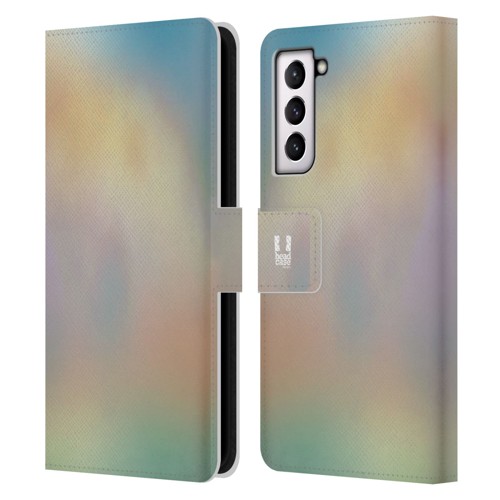 Funda Samsung Galaxy S21 FE 5G tipo libro cuero frío acuarela 7