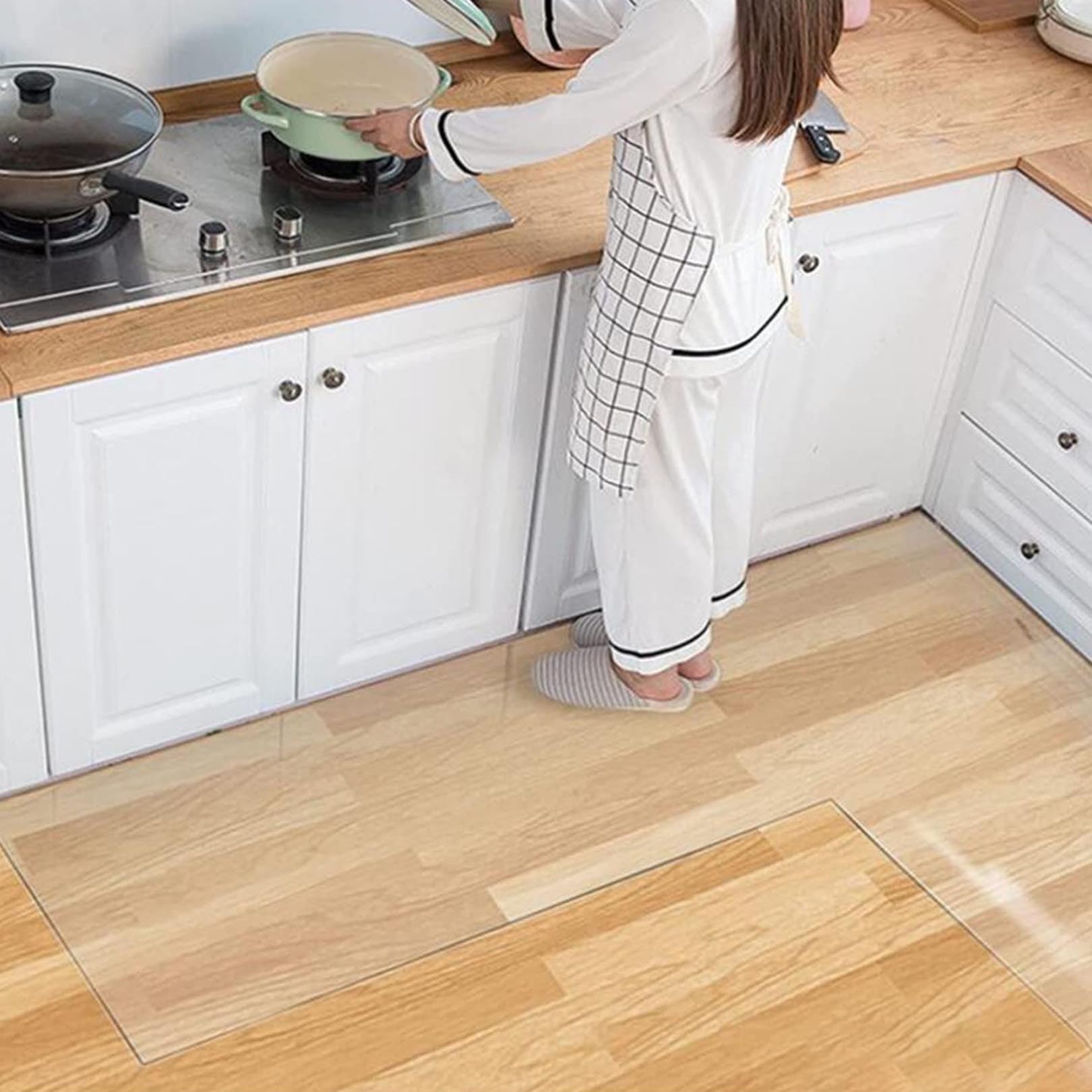 Heavy Duty Bureaustoelmat voor hardhouten vloeren antislip hout en tegels vloerbeschermer tapijt bureaustoel mat 120 x 140 cm