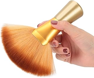 1 escova de cabelo quebrada para varredura, espanador de rosto profissional, escova de cabeleireiro, para todos os barbeiros e cabeleireiros, barbearia/78