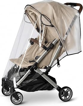 Universal Rain Cover for Pushchair, Stroller Rained Cover for Stroller Buggy Pram, Baby Puschair Rain Cover - Windproof, Waterproof, Sun, Dust, Snow Protection