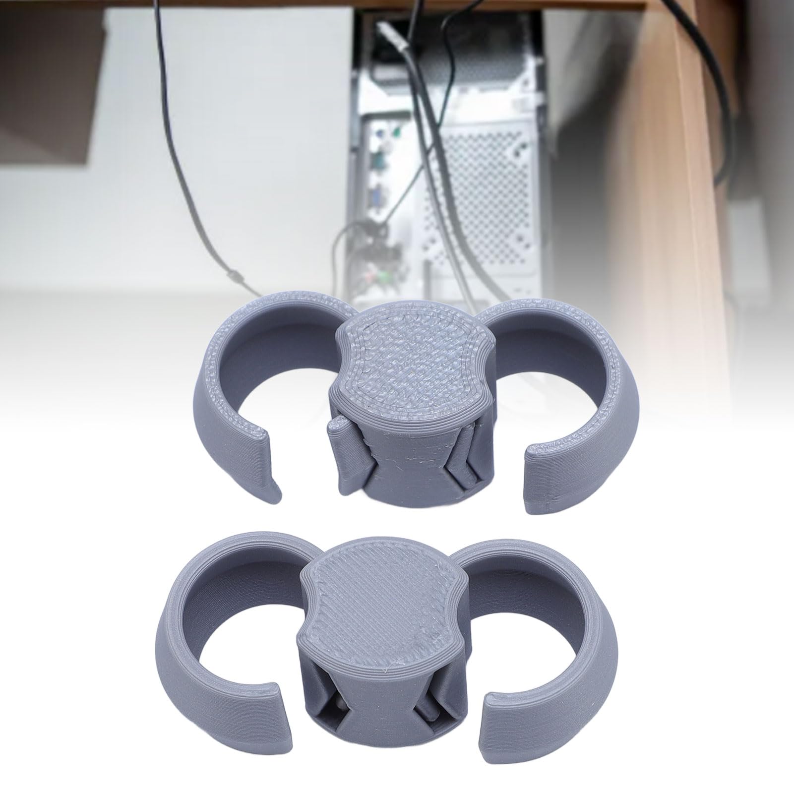 Cable Clips Desktop Cord Organizer,Rearrange Your Setup Without Falling Off,A More Organized and Quieter Work Space - Image 2