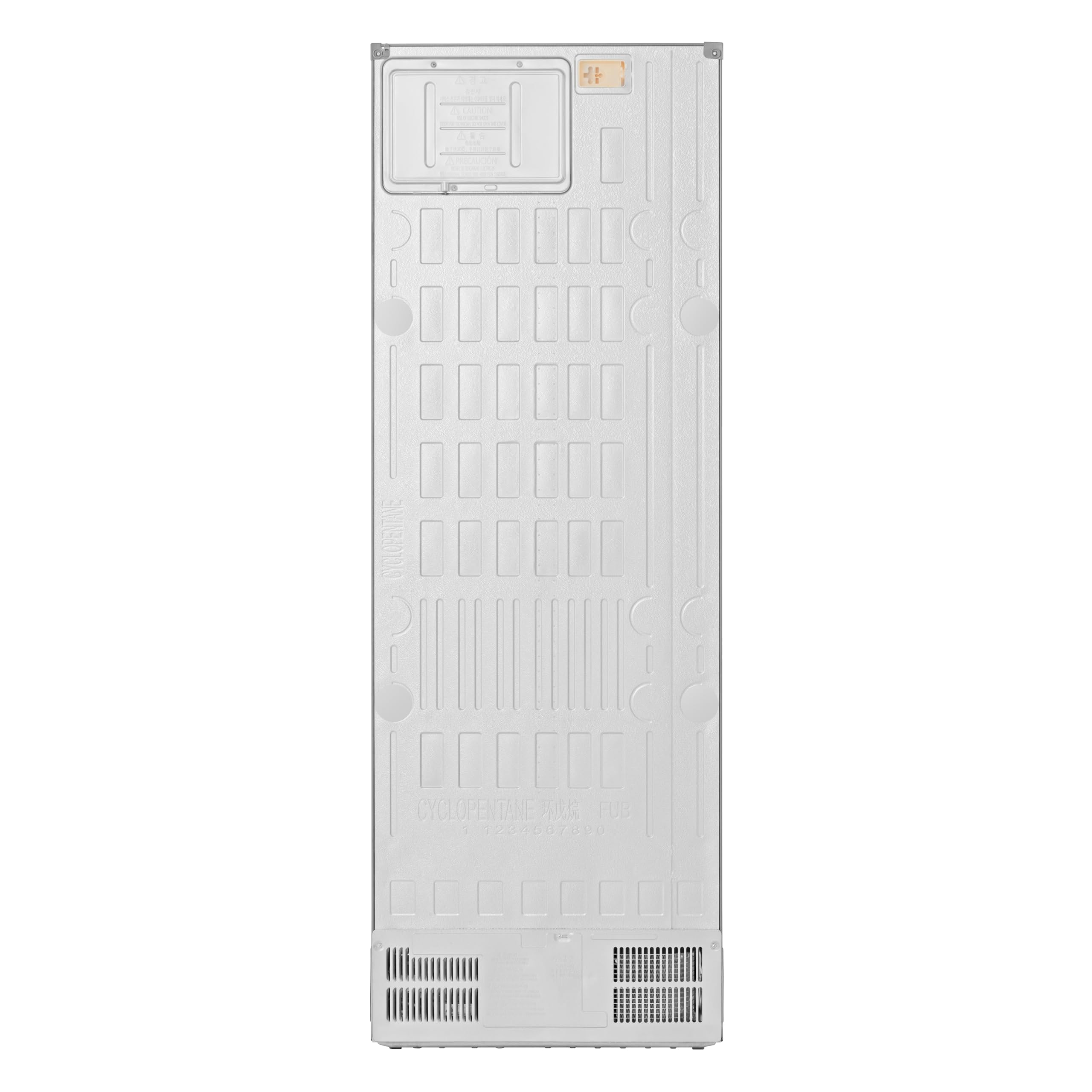 LG GBBW322DPY Frigorifero Combinato Fit & Max Larghezza 70cm, Classe C, Raffreddamento Intelligente con AI Fresh,Fresh Converter, Total No Frost e Metal Fresh, Door Cooling, 465L, Wi-Fi, Prime Silver