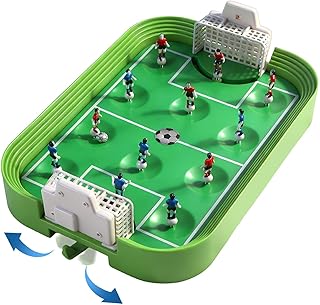Futbolín – Juguetes interactivos y divertidos para jugadores – Juego de futbolín para niños, para niños de 3 a 12 años familia interior regalo Navidad habitaciones jugadores