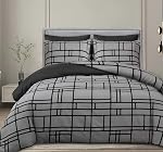 Pamposh Ensemble de housses à couette jumelée – Couvercle de duvet en microfibre de qualité supérieure Twin (68" x 90") avec fermeture à glissière – Léger, Respirant Twin XL Ensemble de couvertures de couettes – Ensemble lit double pour toutes les saisons