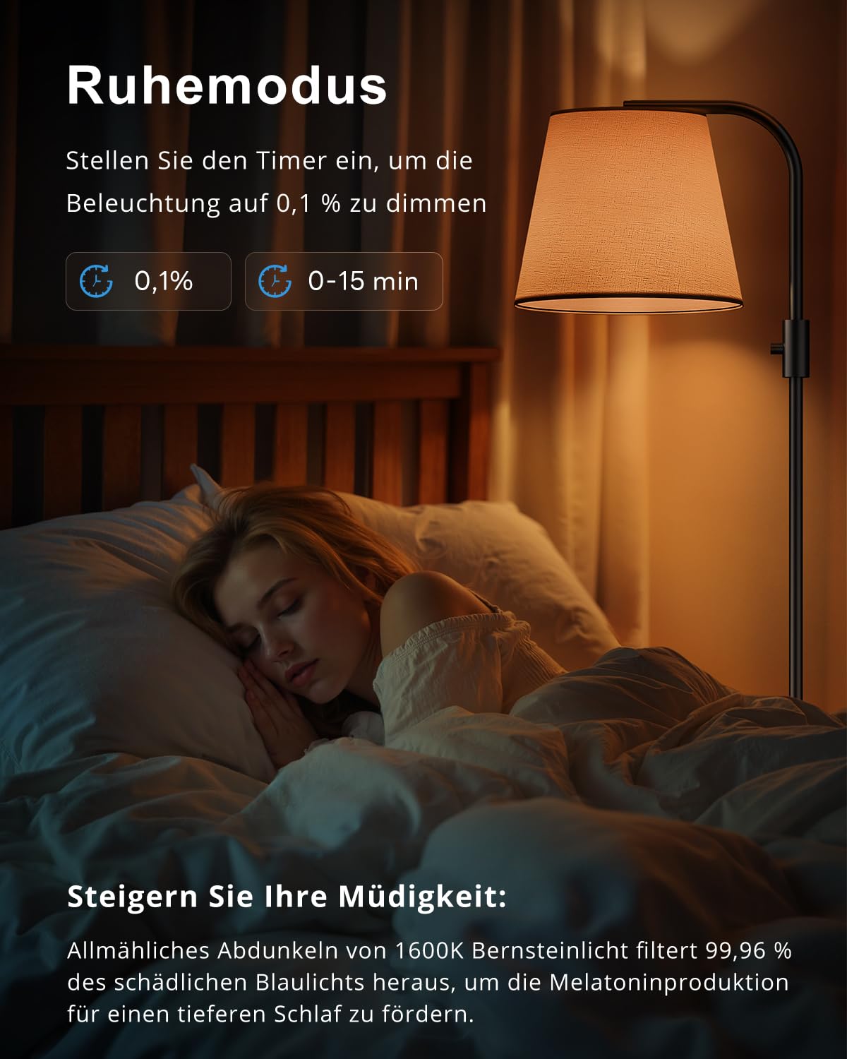 LED Bogen-Stehlampe für Wohnzimmer, 165 cm, mit magnetischer Fernbedienung, RGB-Farbwechsel, stufenlos dimmbar, 1600 K Amber & 4000 K Neutralweiß, 10 W 1200 lm, 350° schwenkbarer Leinenschirm