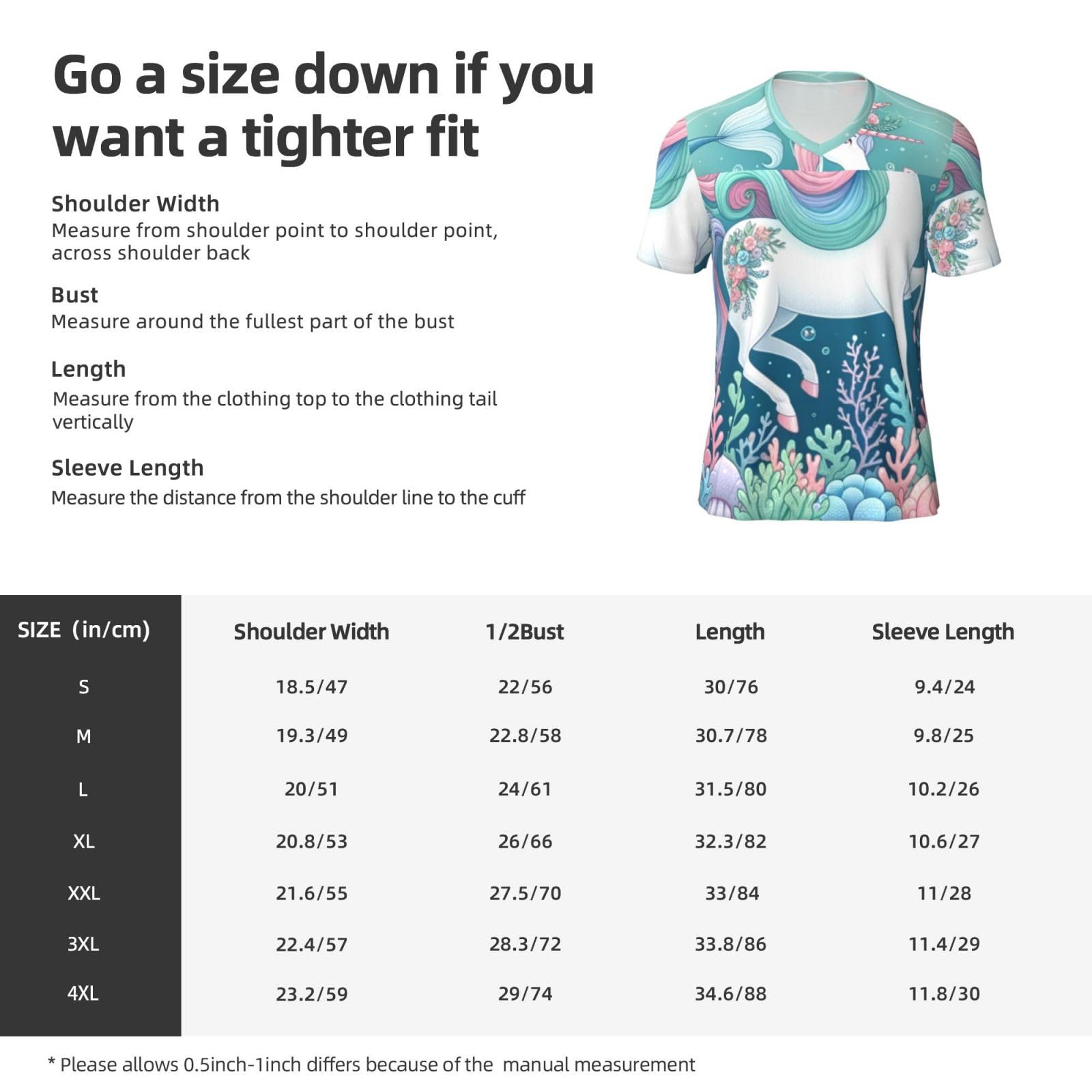 Stylish Athletic Sports Jersey Cute-Animal-Sea-Tail Men's Rugby Jersey 4X-Large Black