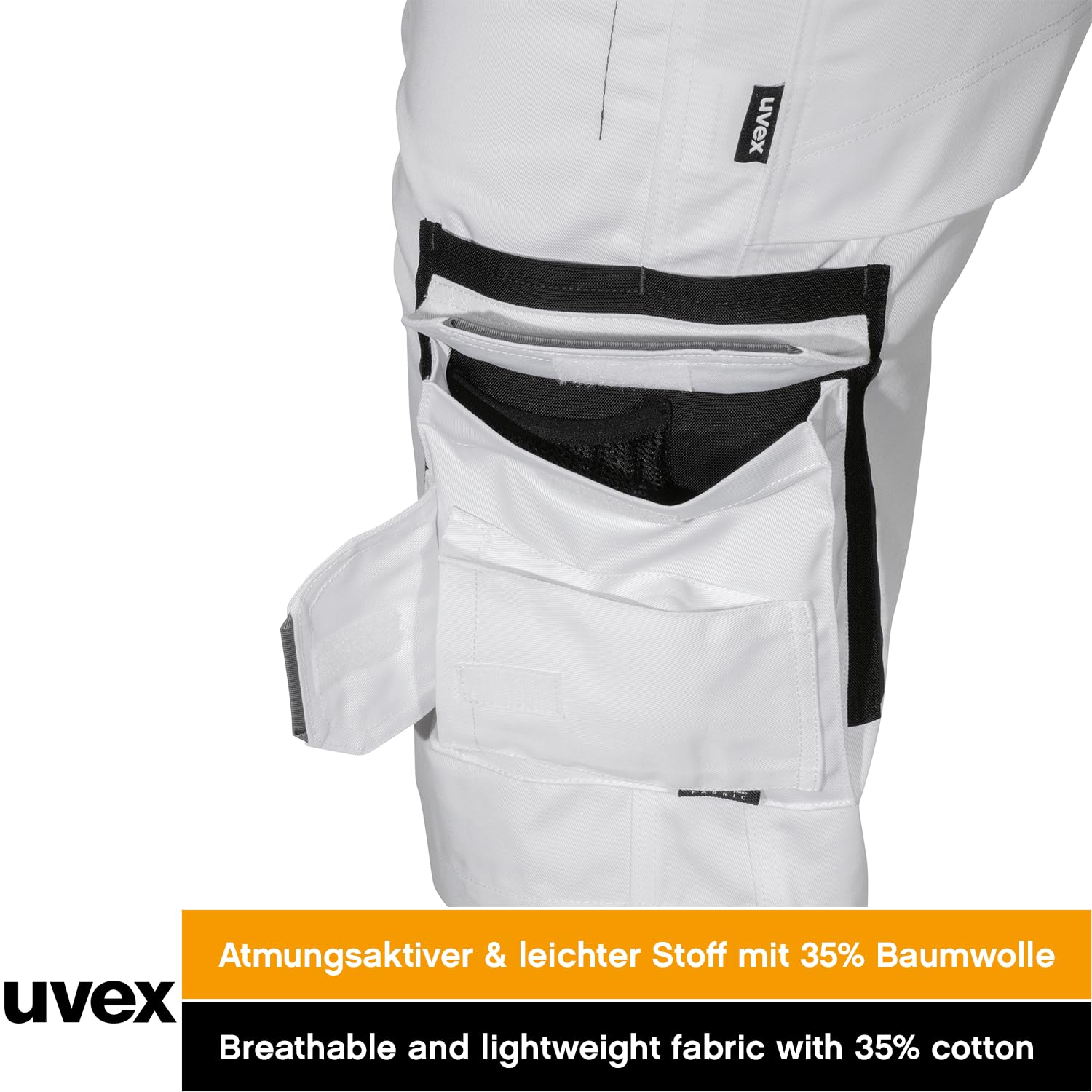Uvex Tune-Up Pantalones Cortos de Trabajo | Pantalón Cargo | Bermudas con Multi - Bolsillos | Shorts Laboral | Grises - Negros - Azules - Verde