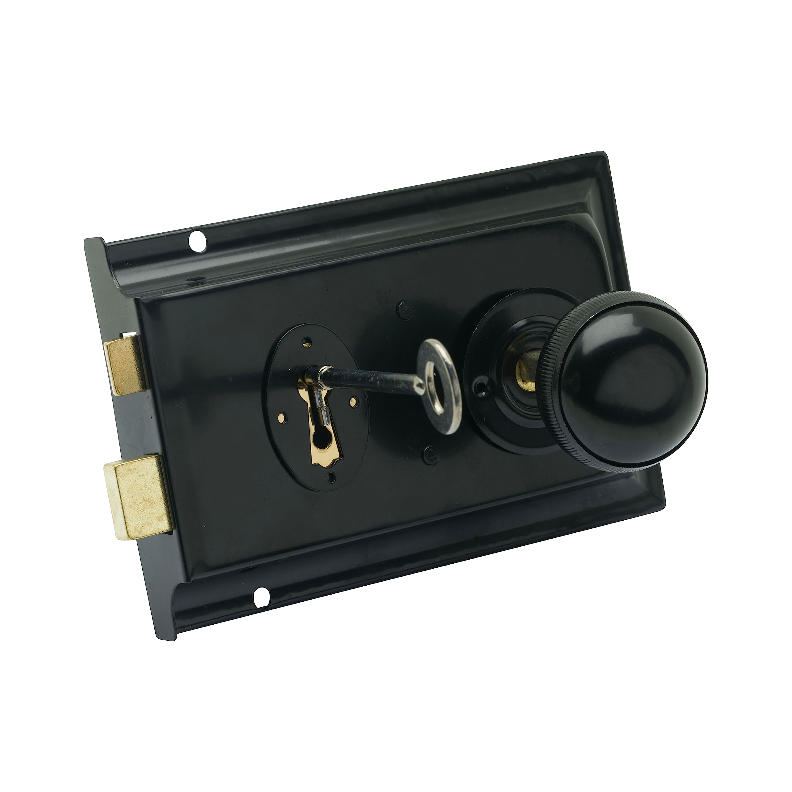 Sterling SRL004KN 152 x 101 mm Rim Sashlock and Knob Set - Black