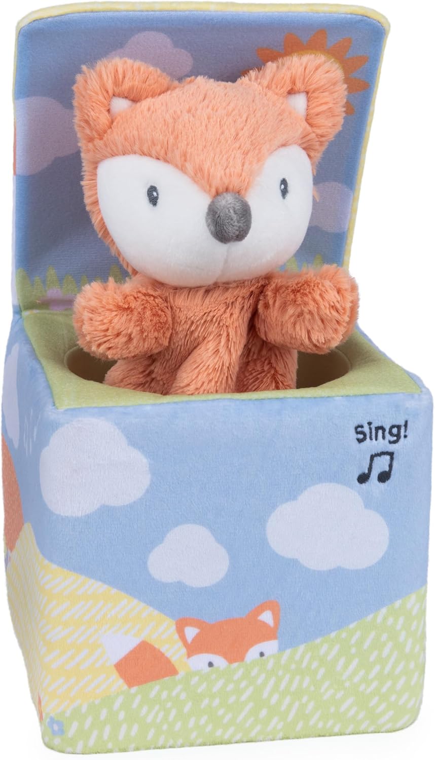 Baby GUND Fox in a Box, Animated Plush Activity Toy for Babies and Infants, Ages 0 and Up, Multicolor