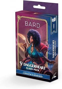 Darrington Press | Daggerheart Class Pack Bard | RPG Class Pack, 76-Card Set, Bard Level 1-10, Grace And Codex Domains, Subclasses And Character Tools | 1+ Players