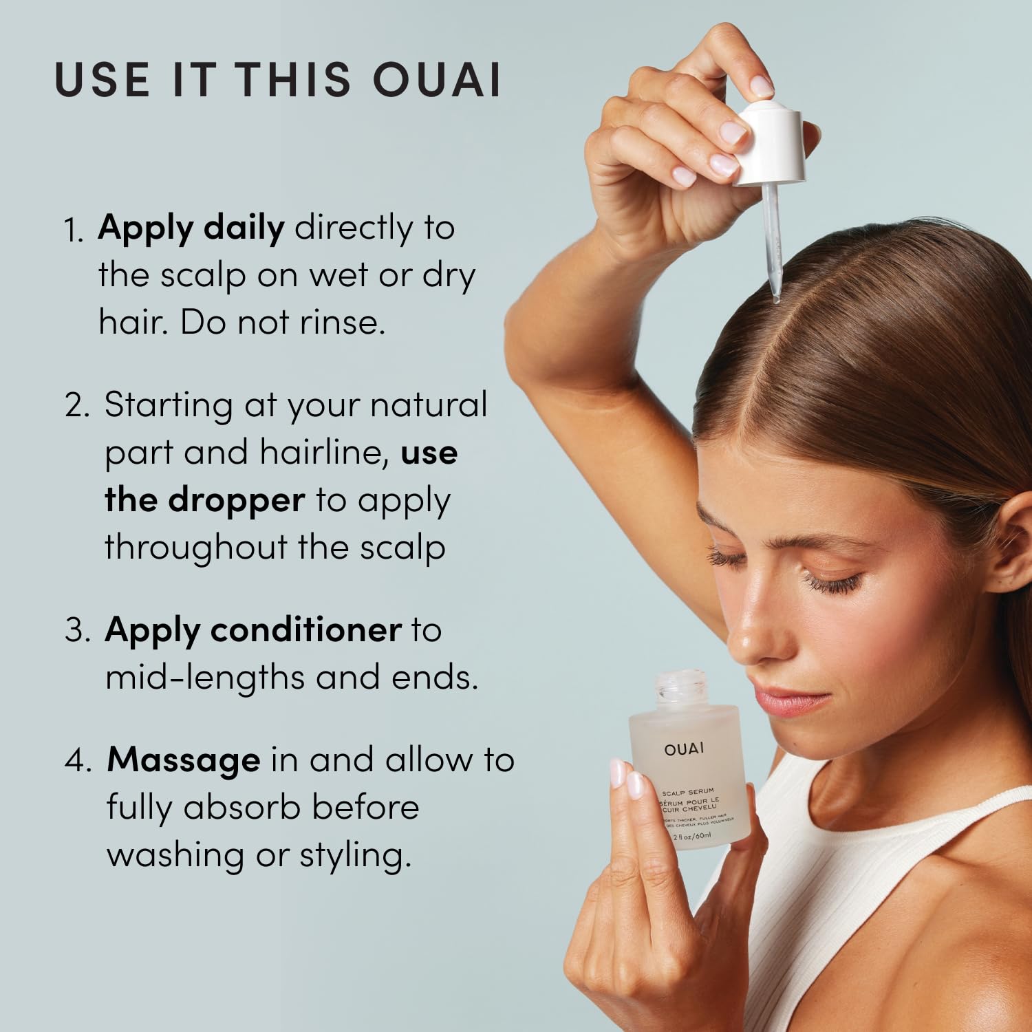 OUAI Scalp Serum - Balancing Hair Serum (2 Fl Oz)