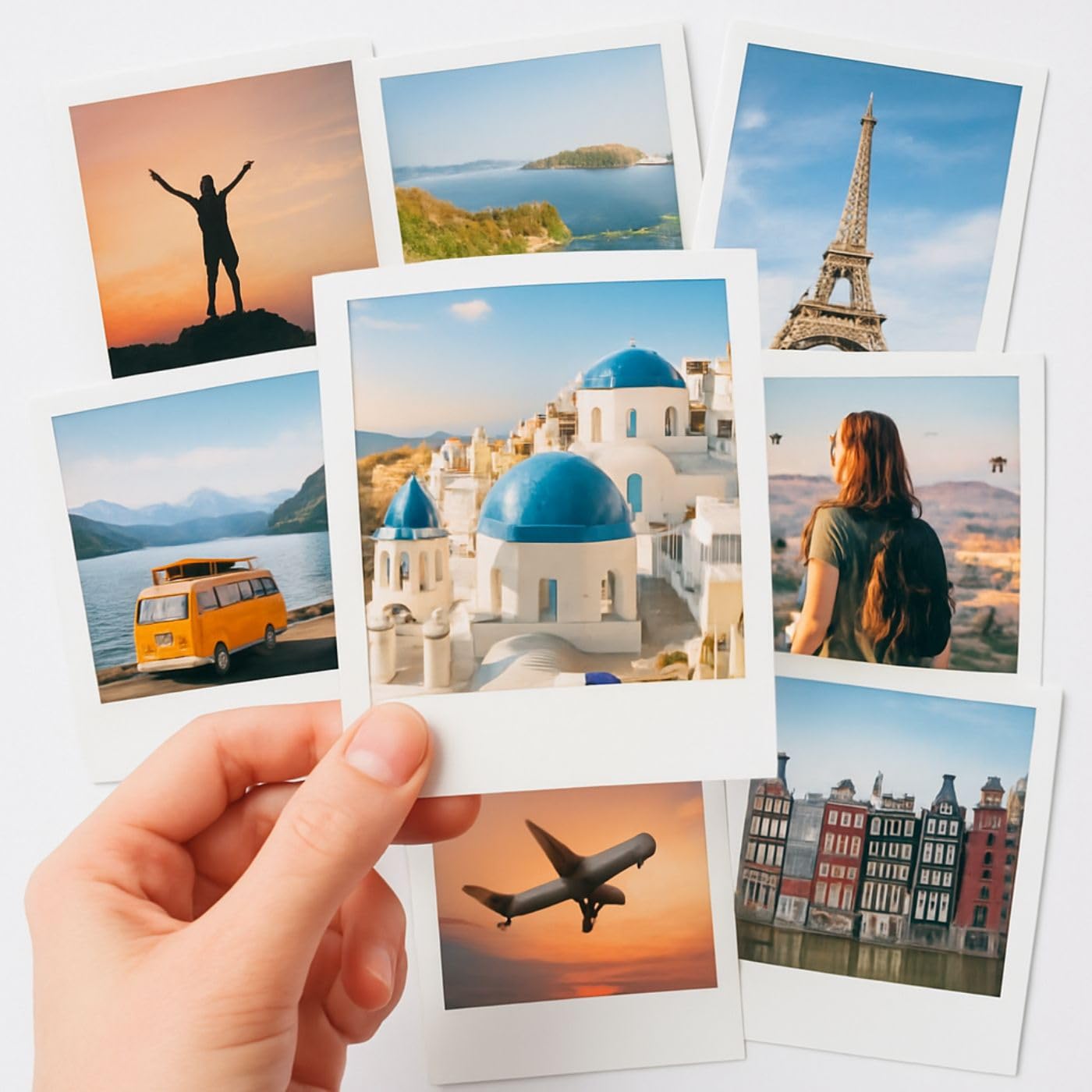 Brandian 10 Customised Mini Photo Prints Memorable Highlights Showcase Life’s Best Moments with Custom Prints Decor Customized Mini Photos Print 4 X 3 Inches, White, (Pack of 10)