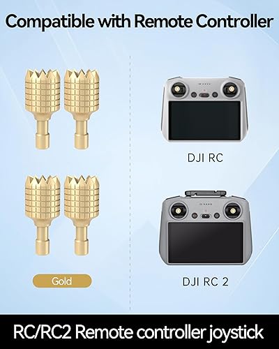 Miniatura 3 de LKTOP 2 Pares de Palancas de Control Remoto Mini 3/Mini 3 Pro/Mini 4 Pro/Air 3/Air 2S/Mavic 3/Mavic 3 Pro/Mavic 3 Classic para DJI 𝗥𝗖/𝗥𝗖𝟮 Joystick