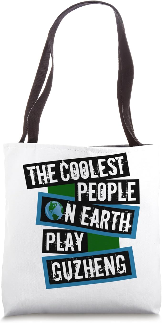 The Coolest People on Earth Play Guzheng String Instrument Tote Bag