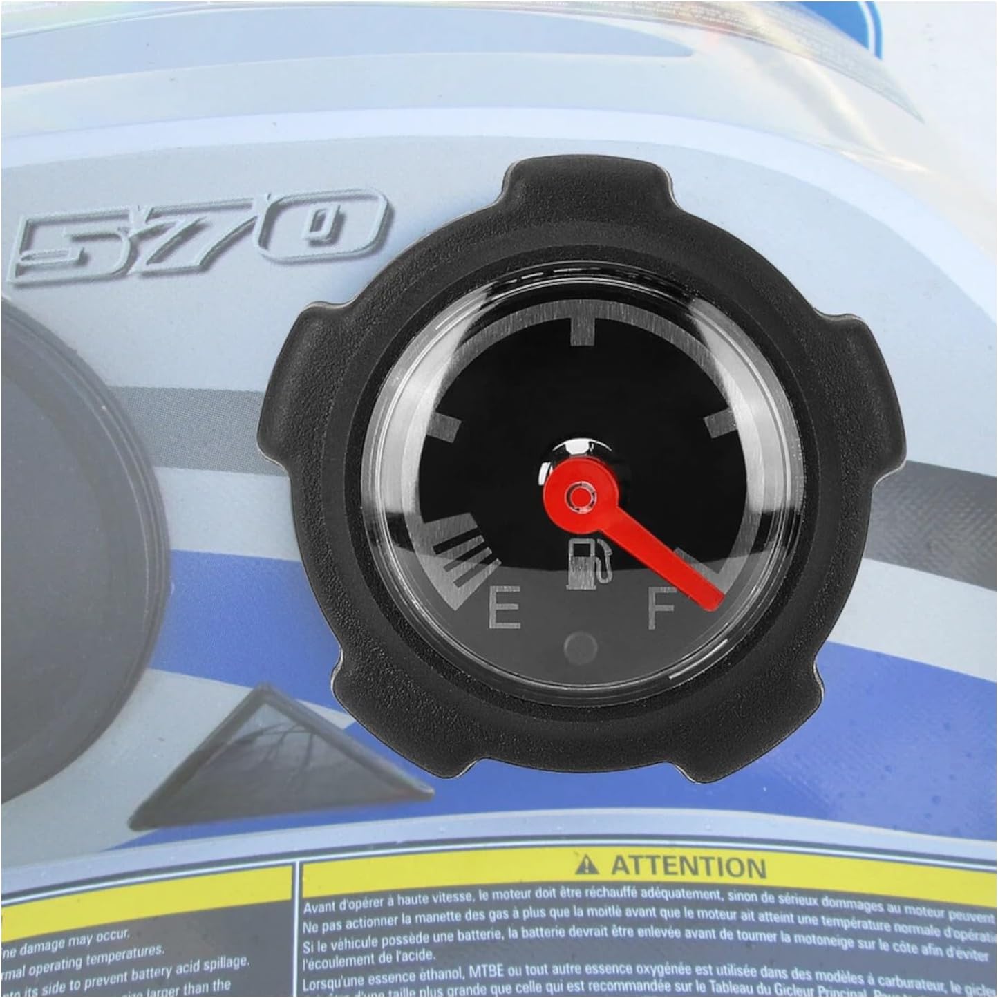 Fuel Gauge Gas Cap 0670-658 Replacement For Arctic Cat Snowmobile For Panther For Jag For Powder Special