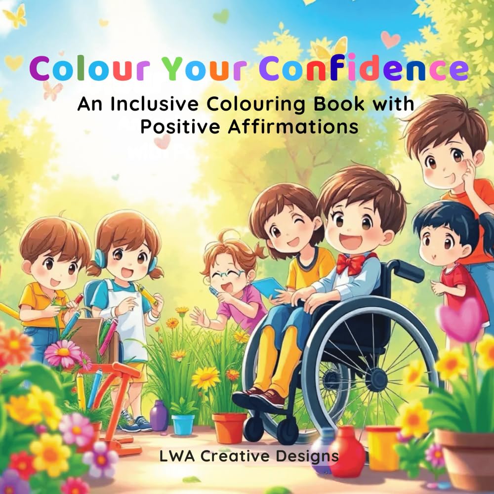 Colour Your Confidence: An Inclusive Colouring Book with Positive Affirmations