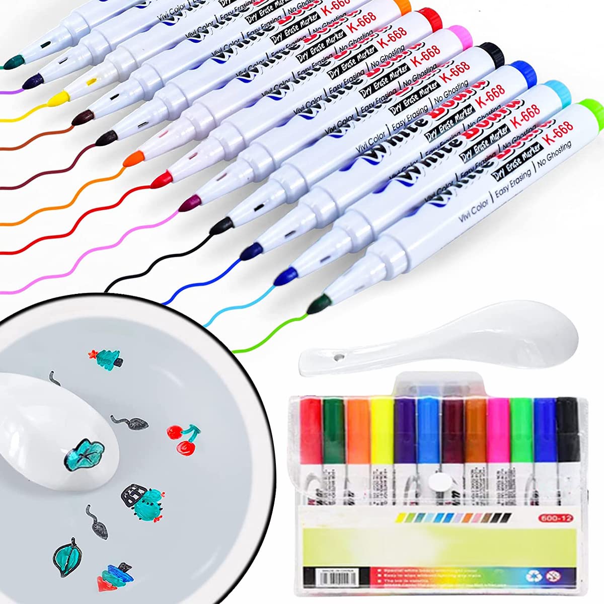 Buy Magical Water Painting Pen Set (1 Pack 12 Pcs), Magic Water