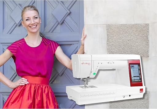 Elna eXcellence 770 Computerized Sewing & Quilting Machine with High-Tech Features, 11 Sewing Space with Free Arm, HD Color Touchscreen, 9 Standard Presser Feet
