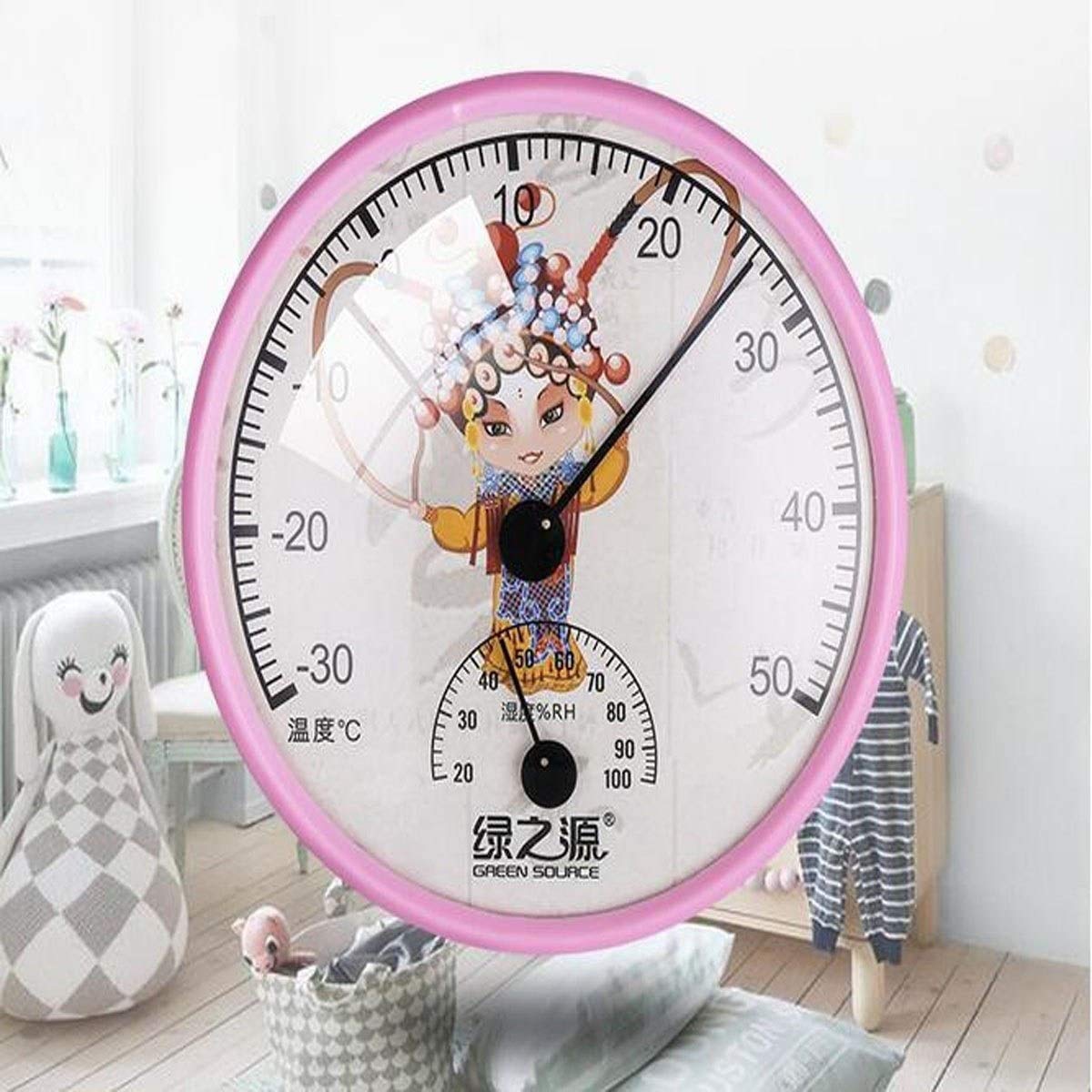 XINGYU Thermomètre et hygromètre à pointeur, thermomètre intérieur Sec et Humide, Bureau à Domicile intérieur et extérieur Chambre de bébé thermomètre Vertical de Bureau, Ornements dé