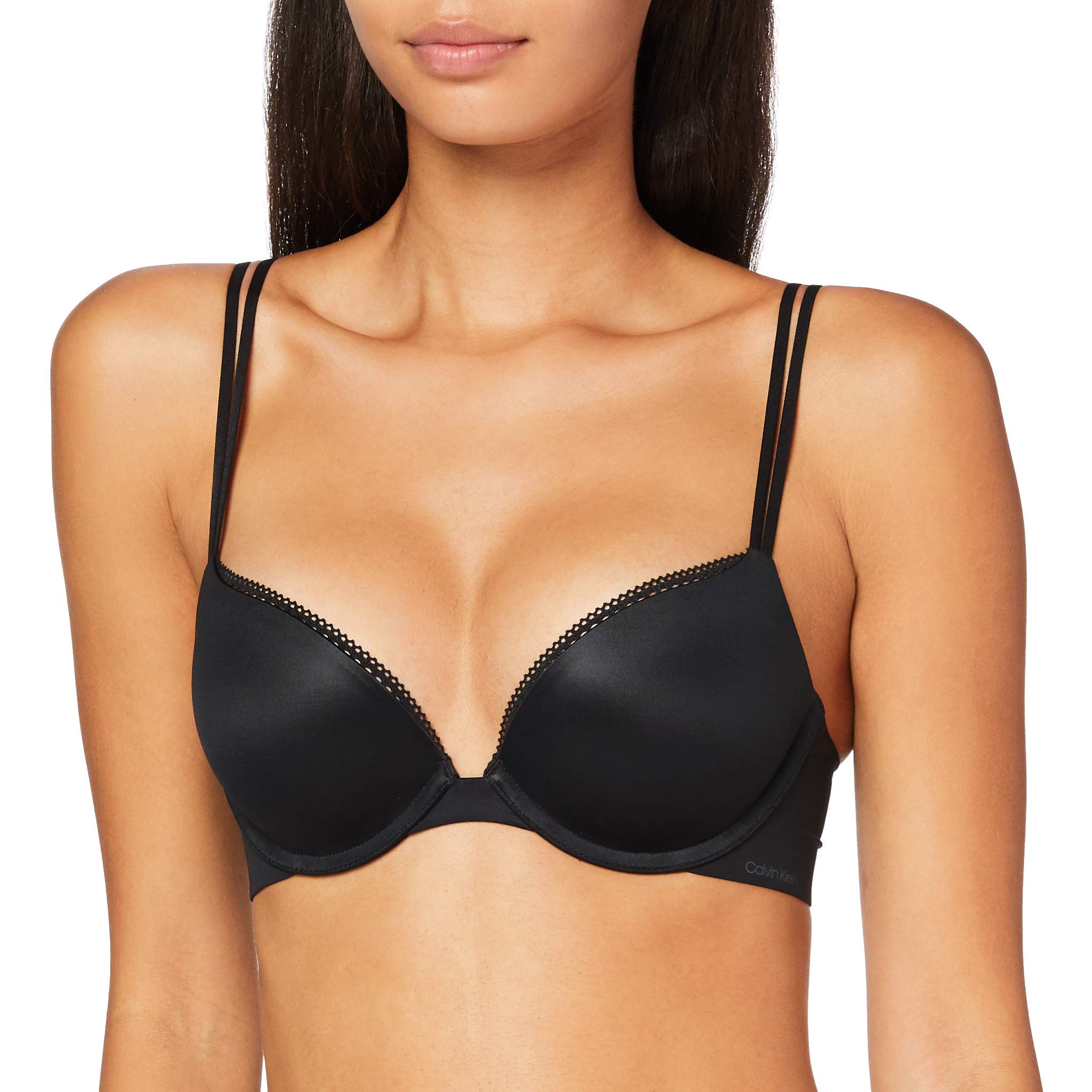 Calvin Klein Women Push-up Bra with Underwire, Black (Black), 65C (30C)