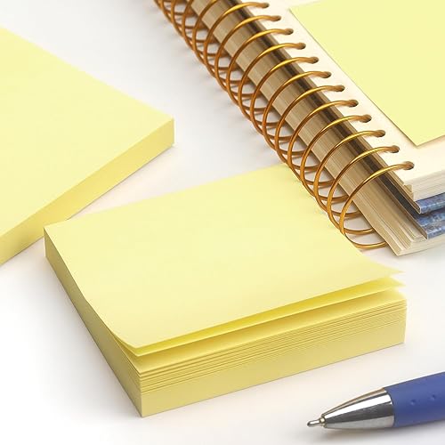 Miniatura 13 de Notas adhesivas 3 x 3 autoadhesivas con 6 colores brillantes, fácil de publicar para oficina, escuela, hogar, 6 blocs por paquete, 100 hojas/bloc