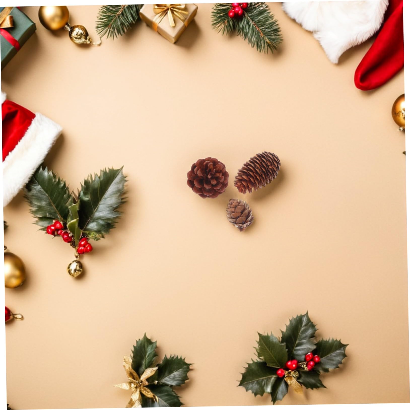 120 Piezas Mini Piñas Naturales para Manualidades de Conos de Pino para Decoración Navideña Relleno para Jarrones Coronas y Adornos Colgantes para Bodas y Fiestas