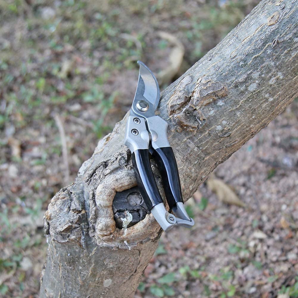 Cesoie per Alberi, cesoie da potatura, cesoie da Giardino Cesoie per Rami, cesoie per potatura a Mano, Nere