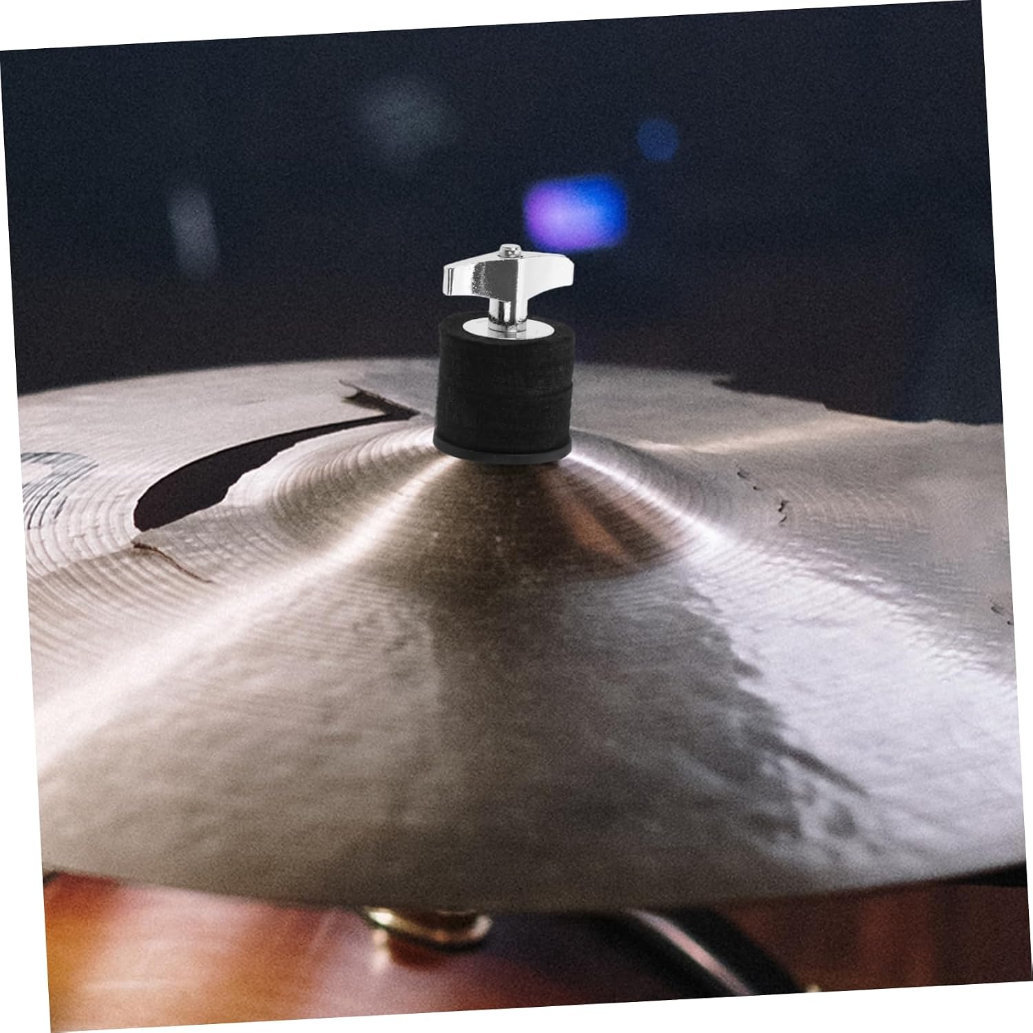 Vaguelly Cymbal Stacker Mount with Thickened Felt Easy Installation Cymbal Holder for Drum Connection Rod for Hihat and Percussion Accessories